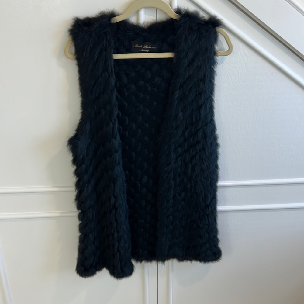Linda Richards Luxury - fur vest size small